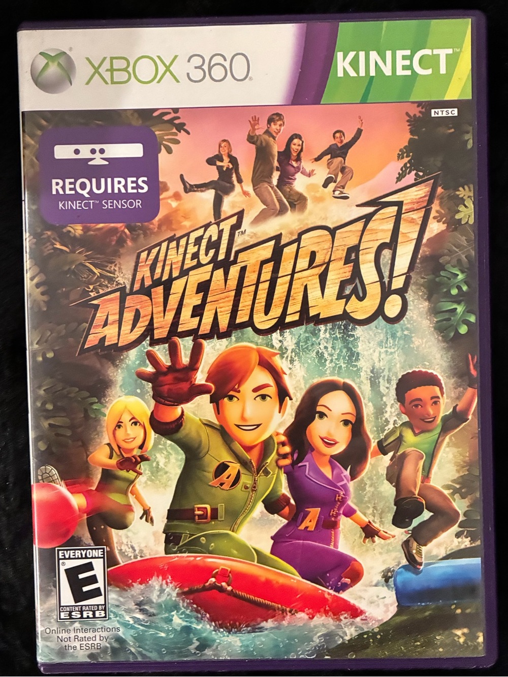 Kinect Adventures Xbox 360 Xbox One Compatible Video Game Complete W/ Manual